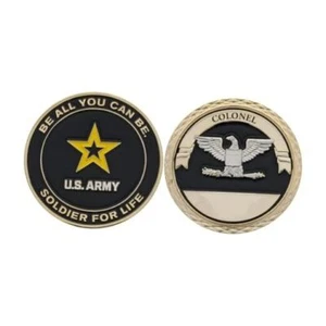 United States Army USA Soldier for Life Colonel Rank Challenge Coin - Bild 1 von 3