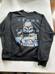 Sudadera Star Wars The Clone Wars Rex Text Crew XL - Imagen 1 de 7