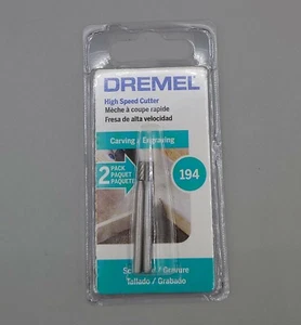 High Speed Cutter Carving 2-Ct #194 NIB 080596035242 DREMEL **NEW** - Picture 1 of 2