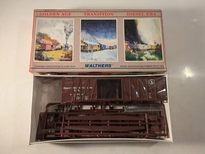 HO 50' DD OB Auto Box Car GN Great Northern Kit NIB NOS Item# 932-5851 - Image 1 of 3
