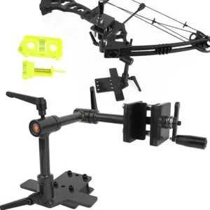 Compound Bow Vise 360° Adjustable Level Set Archery RecurveBow Tool Professional - Picture 1 of 13