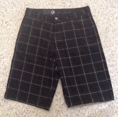 Mens VOLCOM Corpo Class Surf/Skate Flat Front Shorts - Black -sz 28- Fast Ship! - Image 1 of 4