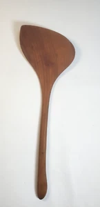 Left-Handed Wok Tool Wood Spoon - Picture 1 of 6