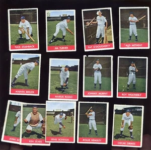 1943 World Champion New York Yankees Baseball Stamps - Picture 1 of 1