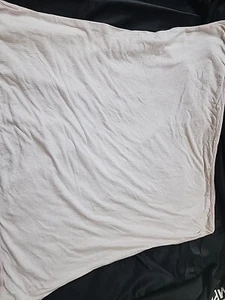 Nordstrom Baby Cotton Swaddle Girl Blanket Pink & Stripes  - Picture 1 of 4