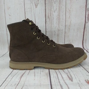 Sorel Madison Chore II Mens Size 11 Boots Suede Leather Waterproof Brown EUC - Picture 1 of 13