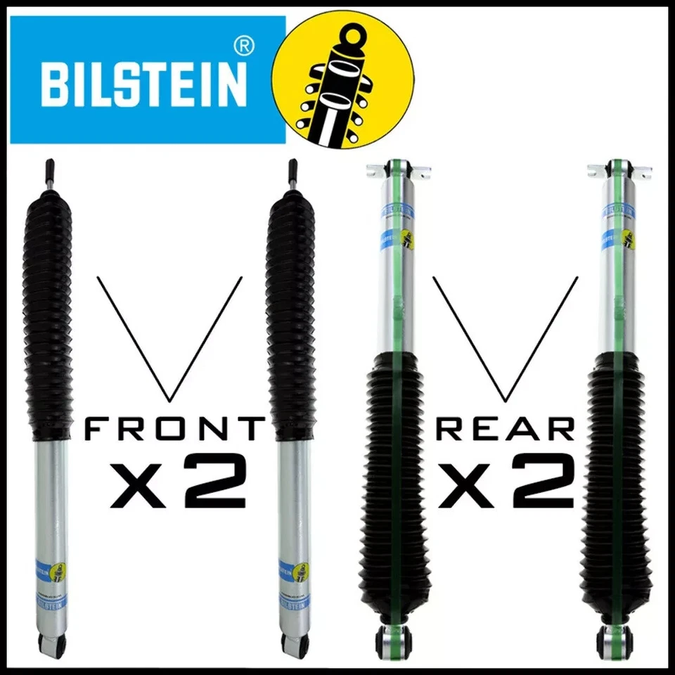 Bilstein 5100 Monotube Gas Shocks Fits 07-17 Jeep Wrangler 4WD w/1.5-3" Lift JK - Image 1 of 4