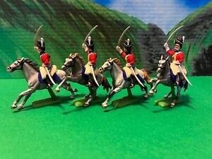 Napoleonic Wars British Scots Grays - 54 MM Scale - Plastic Figures