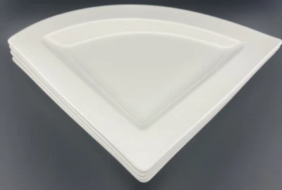 Juego de 4 platos triangulares para ensalada café New Wave Villeroy & Boch Foto 1 de 4