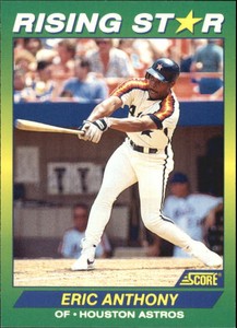 1992 Score 100 Rising Stars Baseball Card #8 Eric Anthony