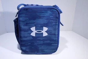 Fiambrera UnderArmor Azul Blanco Impresión Digital Aislada 10X9 Excelente Estado - Imagen 1 de 16