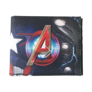 BILLETERA DOBLE ARMADURA SUBLIMADA DE MARVEL COMICS AVENGERS (OFICIAL) - Imagen 1 de 3