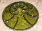Vintage Indiana Glass Tree of Life Green 13