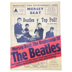 BEATLES - Mersey Beat The Beginnings of The Beatles - Bill Harry 1977 softcover - Picture 1 of 15