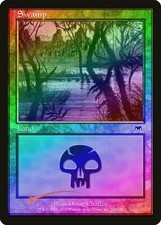 Swamp (340) FOIL Onslaught HEAVILY PLD Basic Land MAGIC GATHERING CARD ABUGames