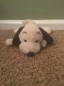 Peluche vintage 1973 R. Dakin Drooper cucciolo cane orecchie nere - Foto 1 di 6