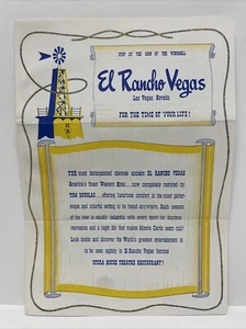 El Rancho Vegas Las Vegas Nevada Opera House Performer Brochure Ephemera - Picture 1 of 3