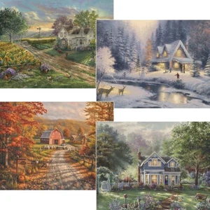 Ceaco® Thomas Kinkade Seasons Multipack Jigsaw Puzzle - Picture 1 of 1