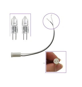 2X LAMPADA ALOGENA G4 20W 12V + 2 PORTLAMPADA porta luce bianca lampadina led - Imagen 1 de 1