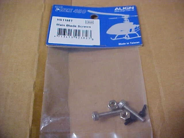 ALIGN HS1195T = MAIN BLADE SCREWS: TREX 450 - Image 1 of 2