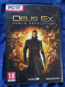 Deus Ex Human Revolution PC Game DVD BRAND NEW SEALED! (EU Version) - Picture 1 of 6