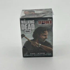 ๐ฅ2018 Topps The Walking Dead AMC Season 8 Sealed Blaster Box 10 Packs ๐ฅ - Picture 1 of 3
