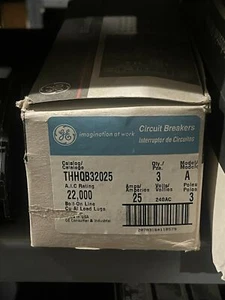 NUOVO INTERRUTTORE GENERAL ELECTRIC THHQB32025 - QTY 1 - Foto 1 di 1
