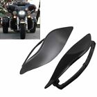 Adjustable Fairing Side Wings Air Deflectors For Harley For Touring 14-16 Black