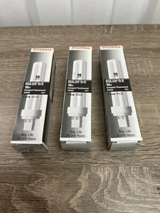 3-PCs Compact Fluorescent 4-Pin 18W 4100K CF18DD/E/841/ECO  F18DBX/841/ECO/4P - Picture 1 of 7