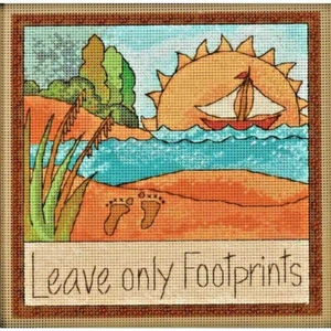 Leave Only Footprints by Mill Hill Sticks Collection - Picture 1 of 1
