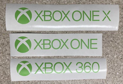 XBOX ONE, XBOX ONE X, XBOX 360, LOGO STICKERS