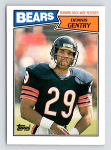 1987 Topps Card, #49 Dennis Gentry, Chicago Bears - Picture 1 of 3