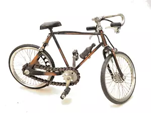Scale Model Metal Road Bicycle Drop Handlebar Working Chain Wheels - Picture 1 of 12