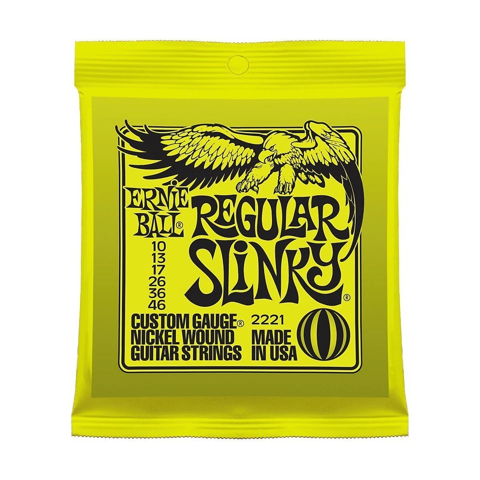 Струны для электрогитары Ernie Ball 2221 Regular Slinky Nickel 10–46 - Изображение 1 из 1