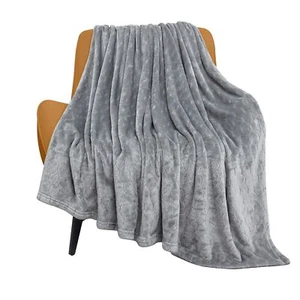 Super Soft Cozy Throw Warm Blanket 50"x60" Lightweight Fuzzy Comfy Textured - Picture 1 of 8