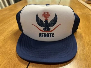 Vintage University of Tennessee Snapback Mesh Foam Truckers Hat Cap AFROTC - Picture 1 of 4