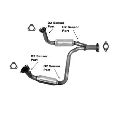 Convertidor catalítico 645947-GI para Chevrolet Silverado 1500 1999-2000 4,3 L V6 GA Foto 1 de 2