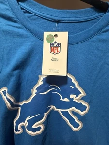 Detroit Lions Men's Honolulu Blue NFL Football T-Shirt - Nike - Large - Picture 1 of 5