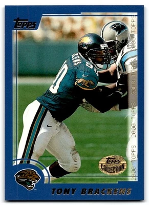 2000 Topps Collection Tony Brackens Jacksonville Jaguars #115 - Image 1 of 2