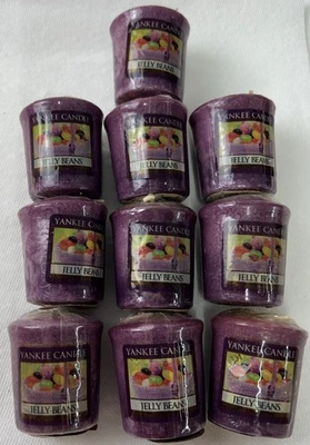 Yankee Candle Jelly Beans 10 Votivos Etiquetado Original Retirado Nuevo Foto 1 de 2