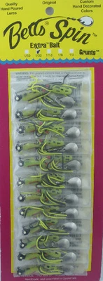 Tarjeta de 12 Betts 021GRRL-43N 1" 1/32 OZ Beetle Spin con piernas Chr Coach Dog Foto 1 de 2