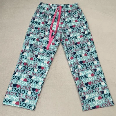 Mix & Co Pantalones Mujer 2X 2XL Azul Polar Pijama Prendas para Dormir Salón Poliéster Amor Foto 1 de 4
