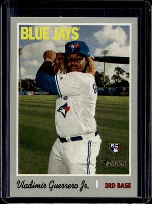 2019 Topps Heritage Vladimir Guerrero Jr. RC Rookie #504 Blue Jays - Image 1 of 2