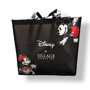 Bolso de Mano Disney × House of Sillage Negro Reutilizable Mickey & Minnie 14x15x8.5 Nuevo sin Etiquetas - Imagen 1 de 7