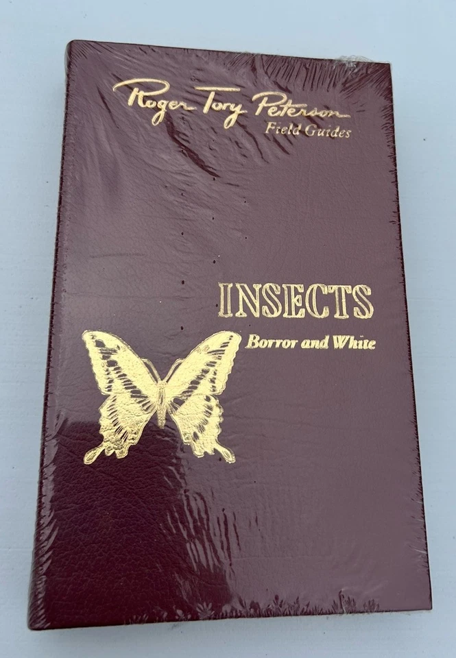 Roger Tory Peterson Field Guide Leather Bound INSECTS, Borrer & White - Image 1 of 4