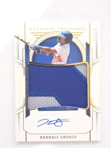 Parche gigante automático #D/49 Kendall George 2024 Panini National Treasures Prospect - Imagen 1 de 8