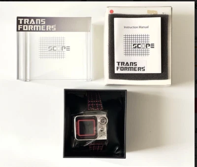 RELOJ MIRA TELESCÓPICA SEAHOPE × TRANSFORMERS Tokyo Flash Funcionando Japón NUEVO CON CAJA de JP - Imagen 1 de 4