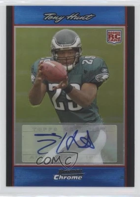 2007 Bowman Chrome Rookie Auto Blue Refractor /75 Tony Hunt #BC70 Auto RC - Image 1 of 2