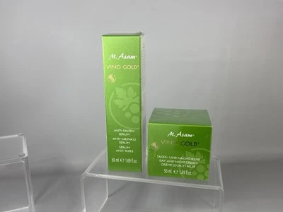 M. Asam Vino Gold Anti-wrinkle Serum, Day & Night Cream 50 ml / 1.69 oz SEALED - Image 1 of 4