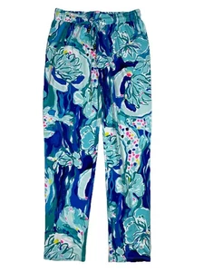 Pantalones de punto Lilly Pulitzer Lola estampado floral X pequeños - Imagen 1 de 7